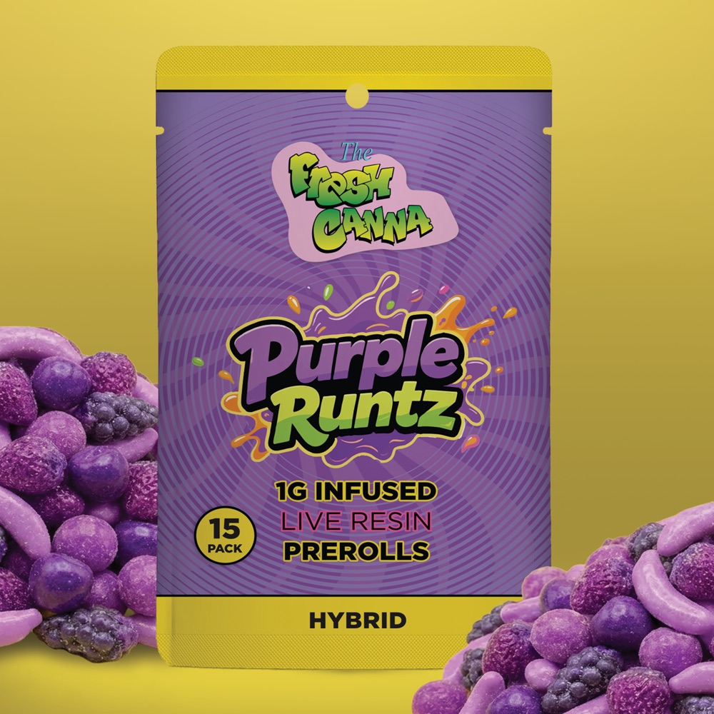 15 pack infused prerolls &mdash; Purple Runtz